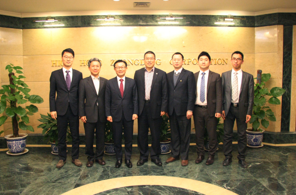 韓國(guó)東亞制藥社長(zhǎng)一行訪問匯鴻中鼎及開元醫(yī)藥公司