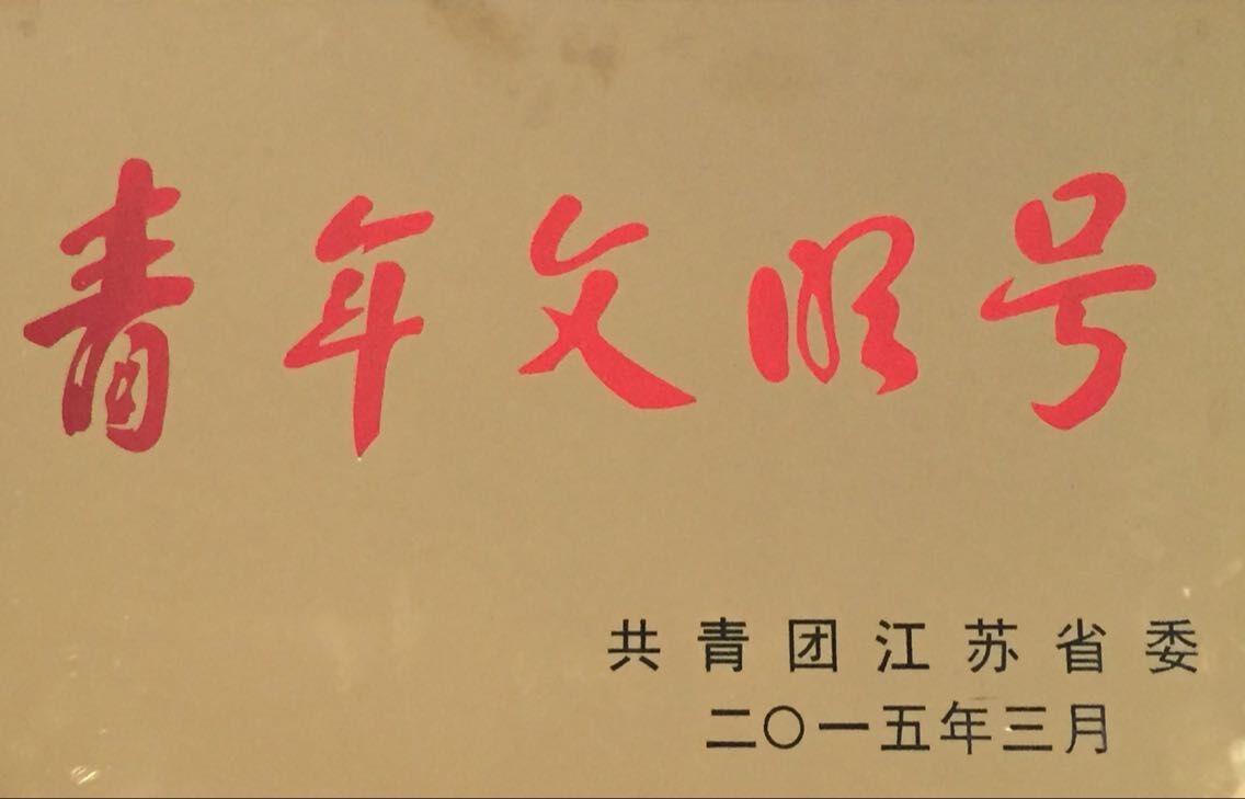 匯鴻中鼎公司榮獲“2013-2014年度江蘇省青年文明號(hào)”稱號(hào)